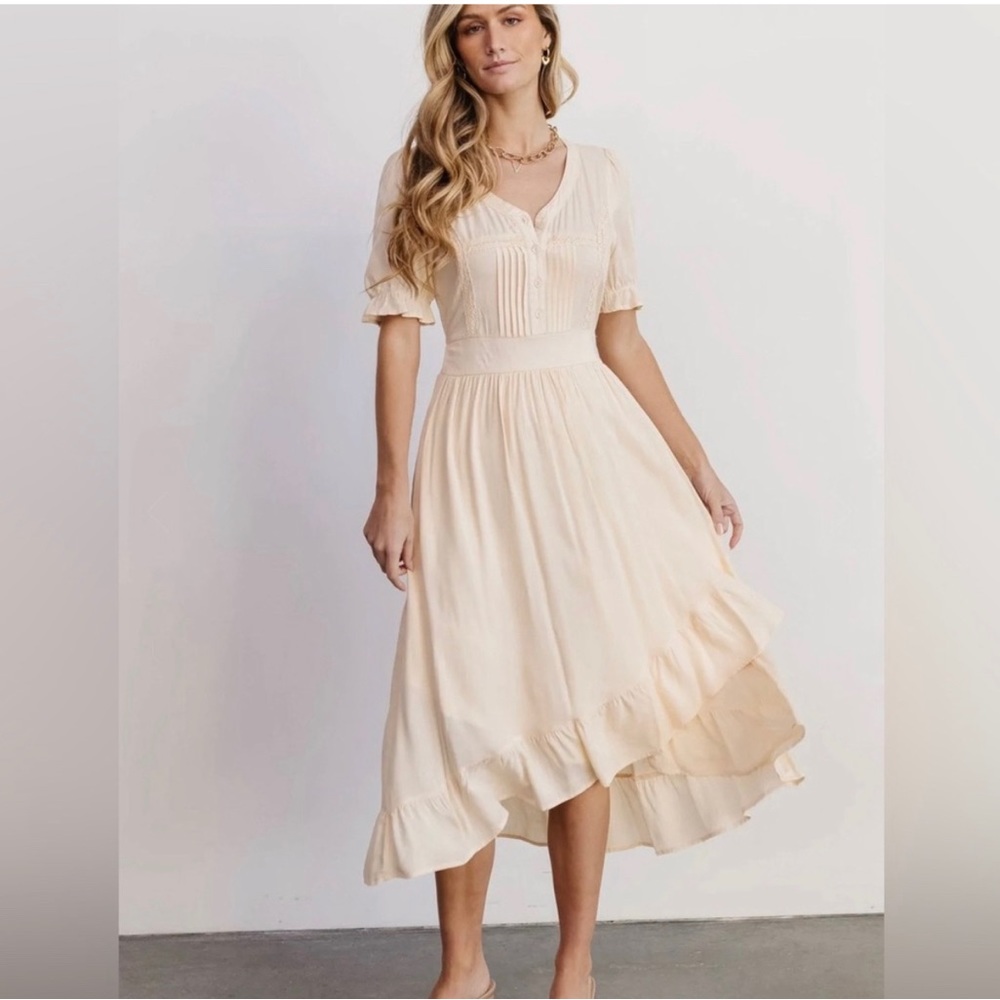 NWT Baltic Born Hannah Midi dress in Cream- Size XL.  Paid $109 for this dress